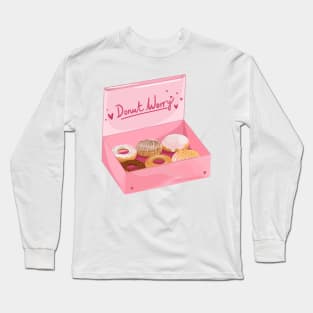 Donut box of help Long Sleeve T-Shirt